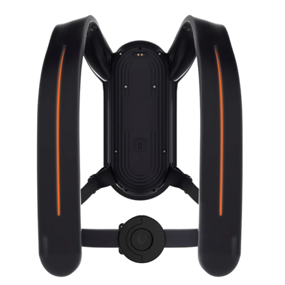 Front view of Flotis water safety vest before deployment